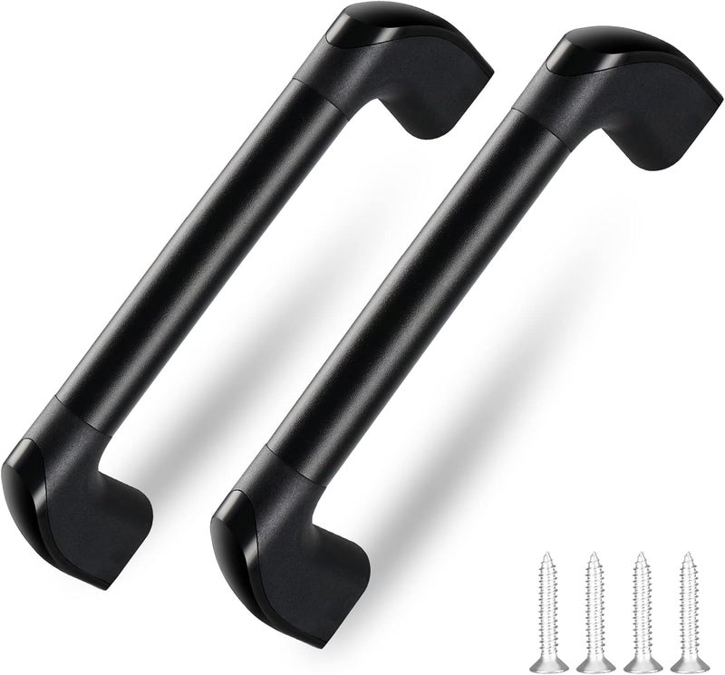 ESUDNT RV Grab Handle, Aluminum Automotive Entry Door Assist Bar for Camper, Trailer, Truck, Cargo Trailer, Boat (2 Pack,Black) - Image 1